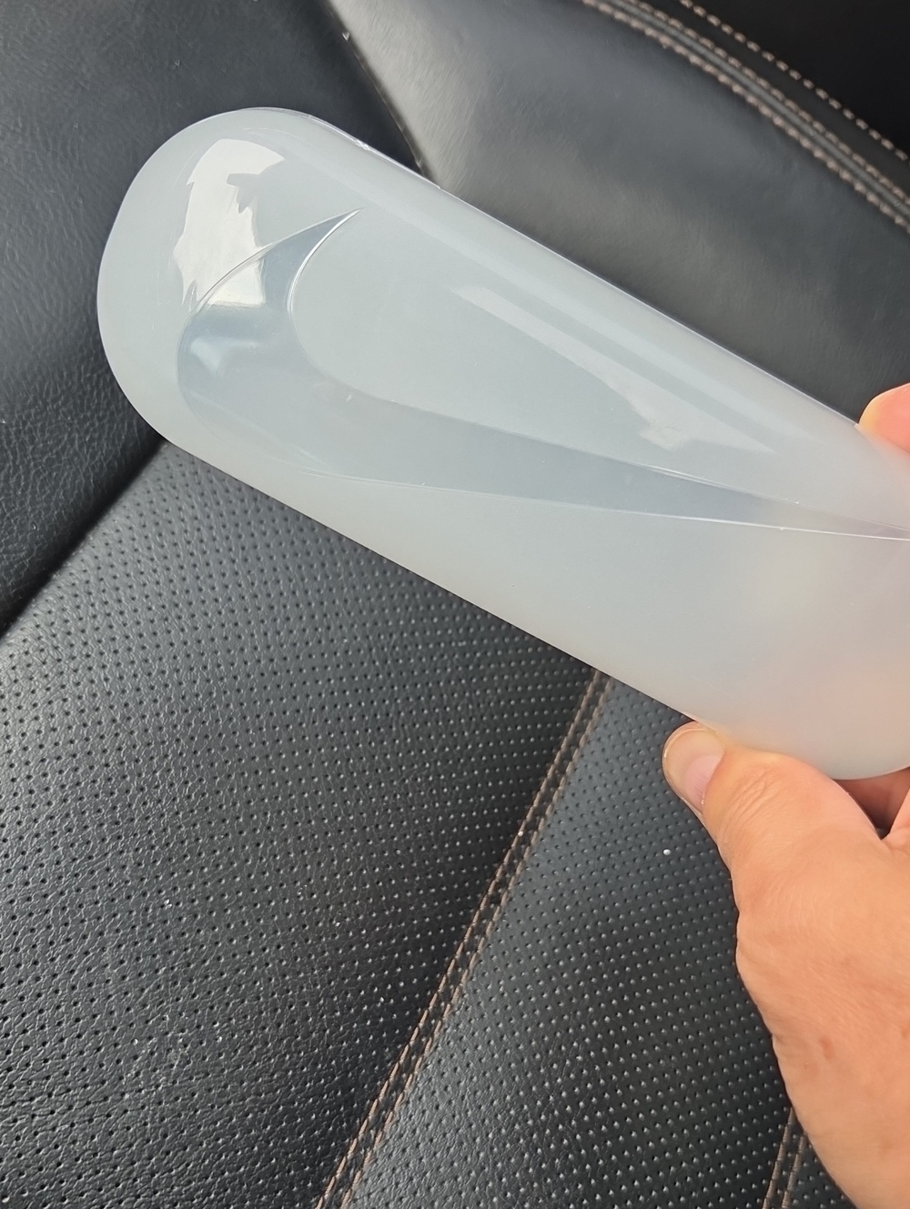 Nike White Glossy Sunglasses Case